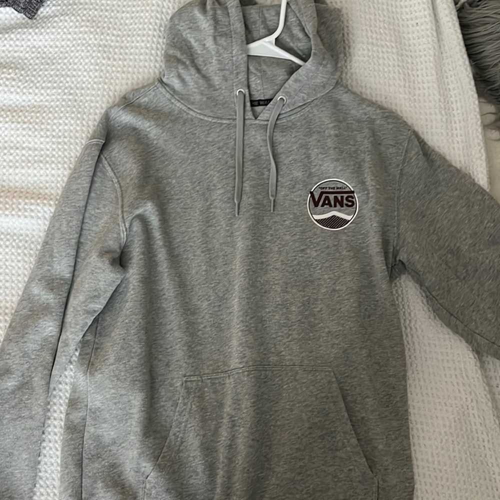 Vans off the wall- grey hoodie